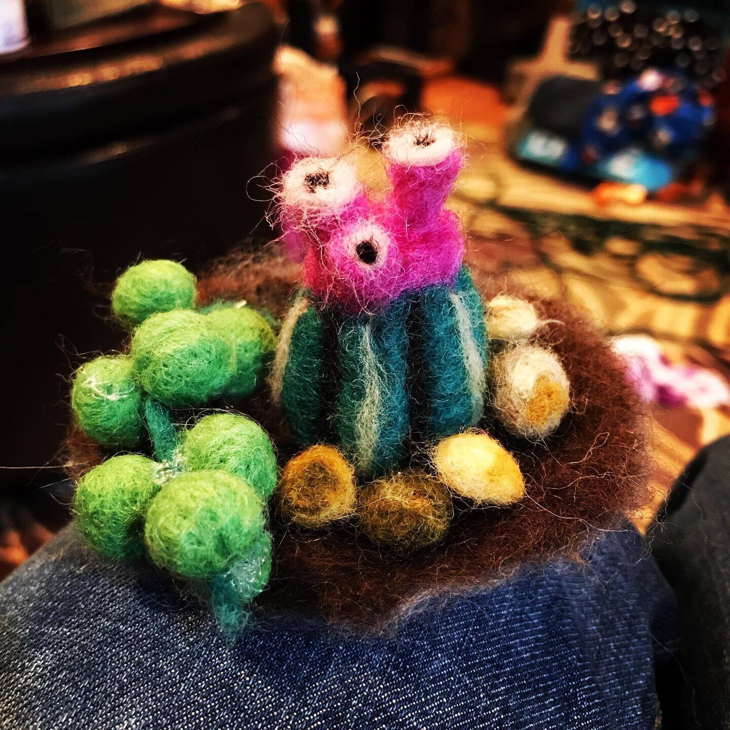 Needle Felted Cactus